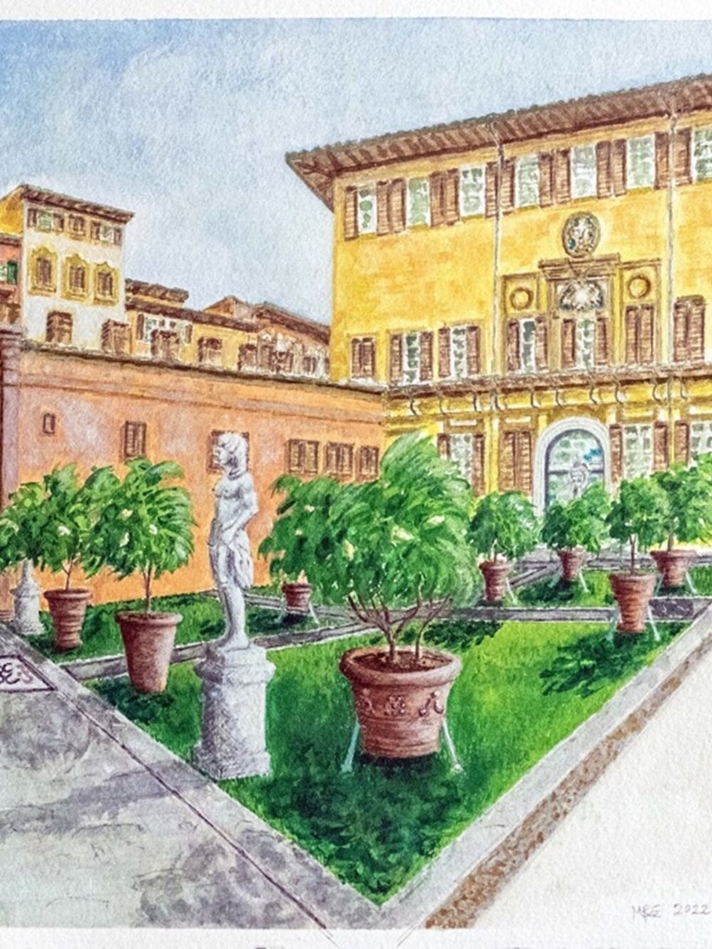 WATERCOLOR PAINTINGS, UNDER "STUDIO MER" -- SEE BELOW